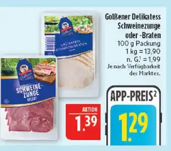 Marktkauf Golßener delikatess schweinezunge Angebot