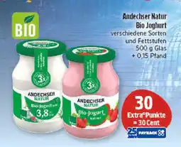 Marktkauf Andechser natur bio-joghurt Angebot