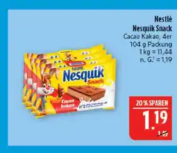 Marktkauf Nestlé nesquik snack Angebot