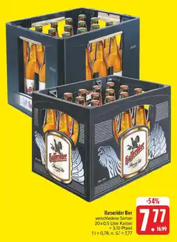 E-Center Hasseröder bier Angebot