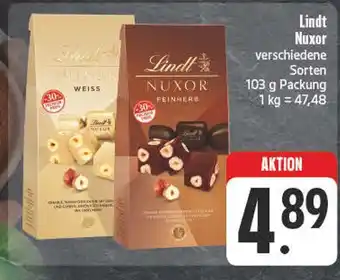 E-Center Lindt nuxor weiss Angebot