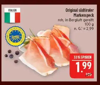 Marktkauf Original südtiroler markenspeck Angebot