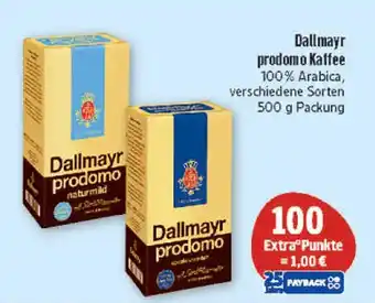Marktkauf Dallmayr prodomo kaffee Angebot