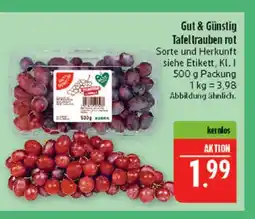 Marktkauf Gut & günstig tafeltrauben rot Angebot