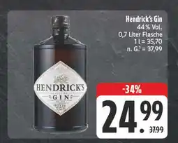 E-Center Hendrick's gin Angebot