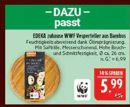 Marktkauf Edeka zuhause wwf vesperteller aus bambus Angebot