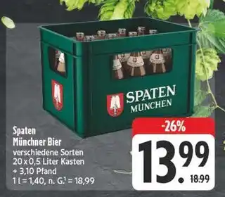 E-Center Spaten münchner bier Angebot