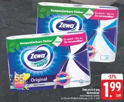 E-Center Zewa wisch & weg küchentücher Angebot