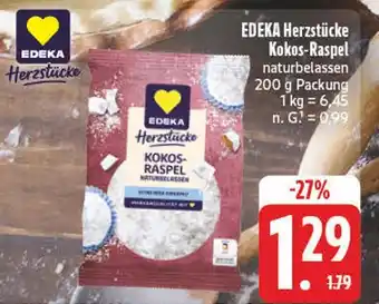 E-Center Edeka herzstücke kokos-raspel Angebot