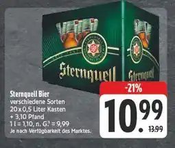 E-Center Sternquell bier Angebot