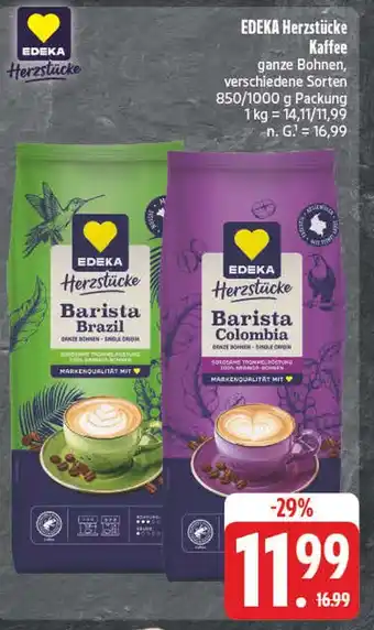 E-Center Edeka herzstücke barista brazil Angebot