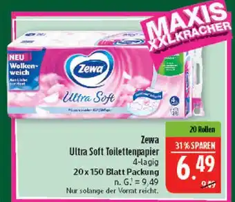 Marktkauf Zewa ultra soft toilettenpapier Angebot