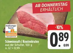 E-Center Schweinesaft-/ krustenbraten Angebot