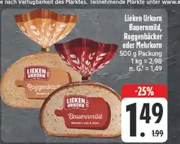 E-Center Lieken urkorn bauernmild Angebot