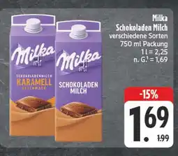 E-Center Milka schokoladen milch Angebot