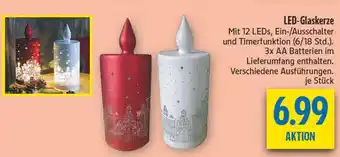 diska Led-glaskerze Angebot