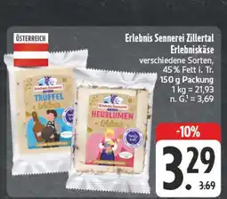 E-Center Erlebnis sennerei zillertal trüffel Angebot