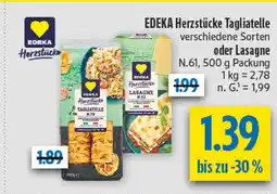 diska Edeka herzstücke tagliatelle Angebot