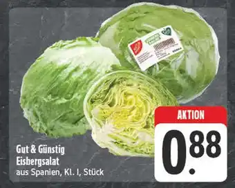 E-Center Gut & günstig eisbergsalat Angebot
