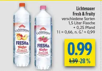 diska Lichtenauer fresh & fruity pfirsich geschmack Angebot
