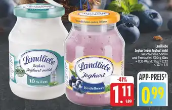 E-Center Landliebe rahm joghurt mild Angebot