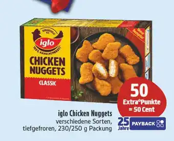 E-Center Iglo chicken nuggets Angebot