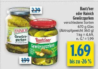 diska Bautz'ner gewürzgurken Angebot