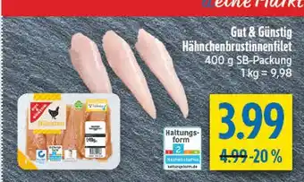 diska Gut & günstig hähnchenbrustinnenfilet Angebot