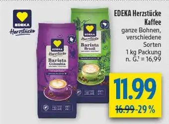 diska Edeka herzstücke barista colombia Angebot