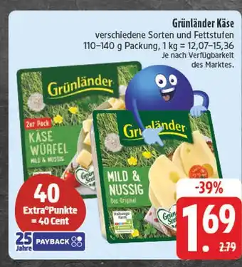 E-Center Grünländer mild & nussig Angebot
