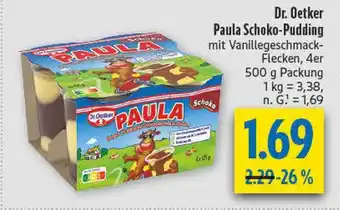 diska Dr. oetker paula schoko-pudding Angebot
