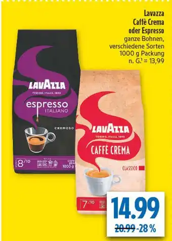 diska Lavazza caffè crema Angebot
