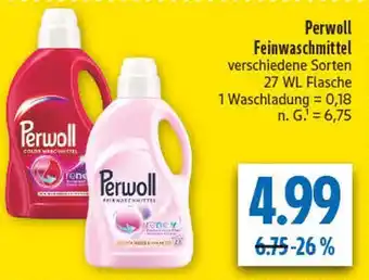 diska Perwoll feinwaschmittel Angebot
