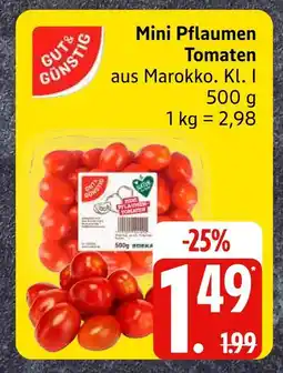 Edeka Gut & günstig mini pflaumen tomaten Angebot