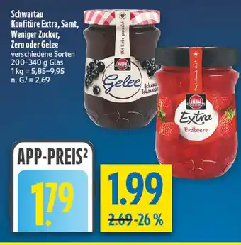 diska Schwartau gelee schwarze johannisbeere Angebot