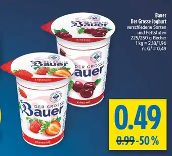 diska Bauer der grosse joghurt erdbeere Angebot