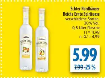 diska Echter nordhäuser reiche ernte spirituose Angebot