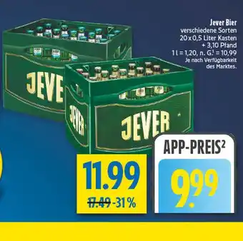 diska Jever bier Angebot