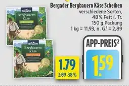 diska Bergader bergbauern käse scheiben Angebot