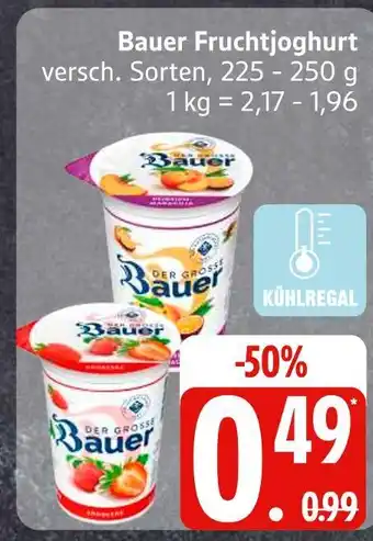 Edeka Bauer fruchtjoghurt Angebot
