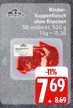 Edeka Gutfleisch rinder-suppenfleisch ohne knochen Angebot
