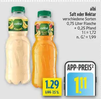 diska Albi saft oder nektar Angebot