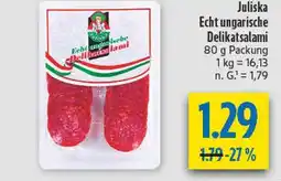 diska Juliska echt ungarische delikatsalami Angebot