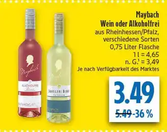 diska Maybach alkoholfrei Angebot