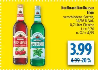 diska Nordbrand nordhausen saure kirsche Angebot