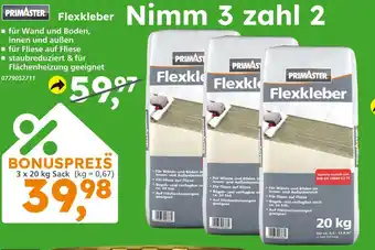 Globus Baumarkt Primaster flexkleber Angebot