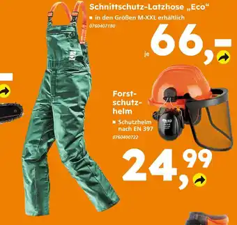 Globus Baumarkt Schnittschutz-latzhose „eco“ Angebot