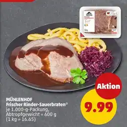 PENNY Mühlenhof frischer rinder-sauerbraten Angebot