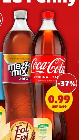 PENNY Coca-cola mezzo mix, coca-cola, fanta oder sprite Angebot