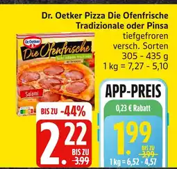 Edeka Dr. oetker pizza die ofenfrische tradizionale Angebot
